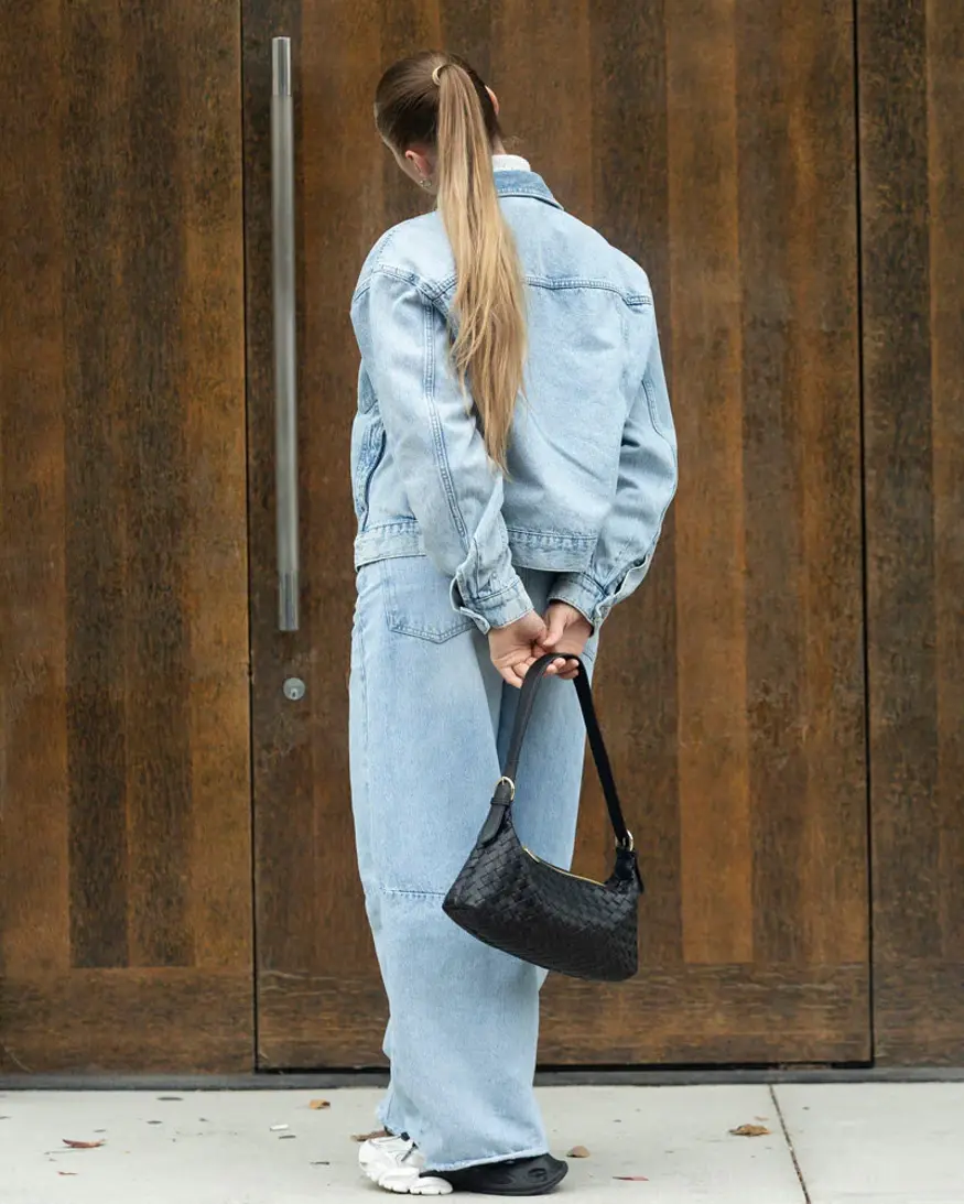 RISA Rhea Woven Shoulder Bag