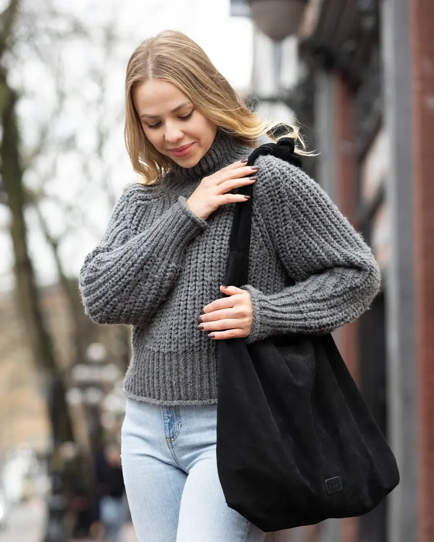 RISA Knot Tote (Suede)