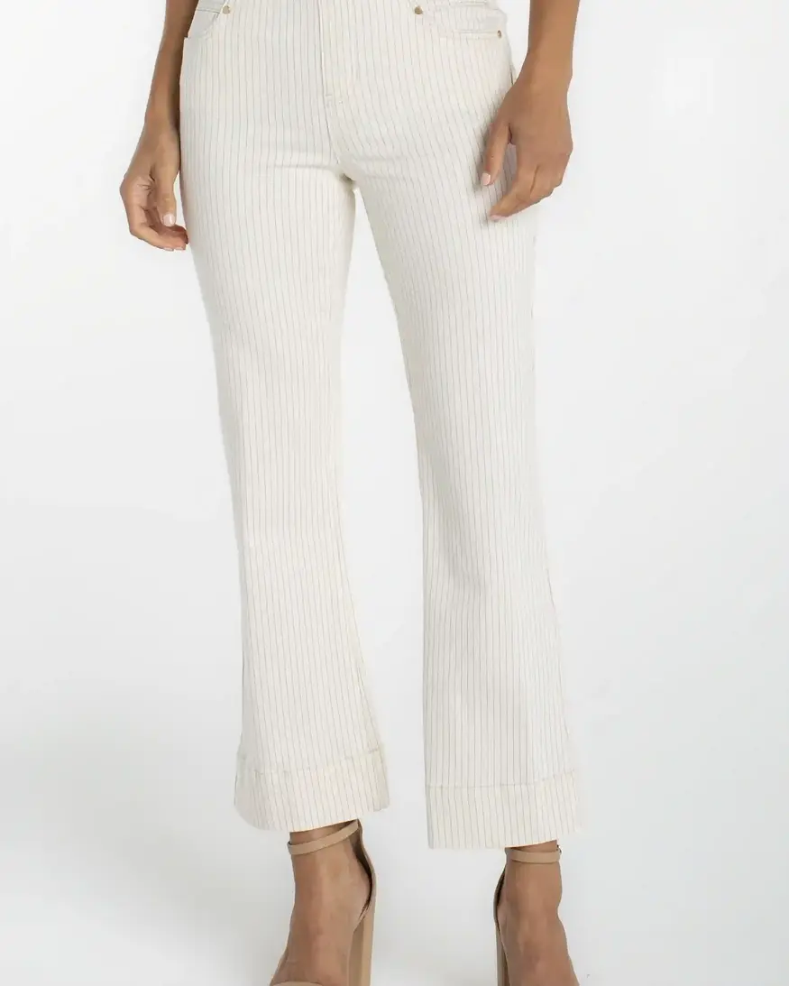 Liverpool Gia Glider Crop Flare