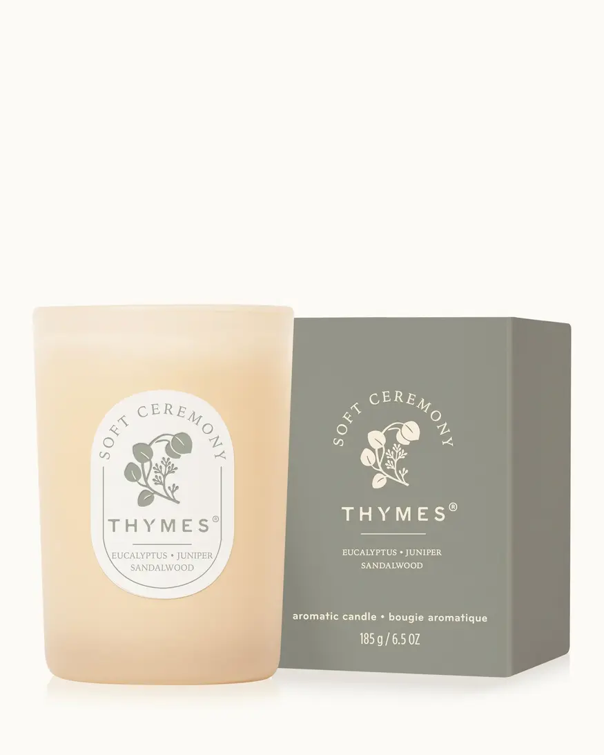 Thymes Soft Ceremony 6.5 Box Candle