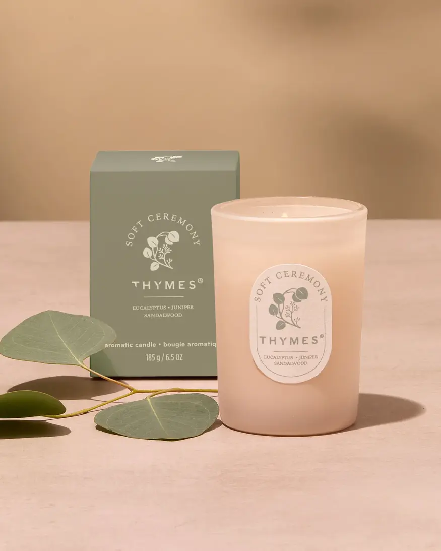 Thymes Soft Ceremony 6.5 Box Candle