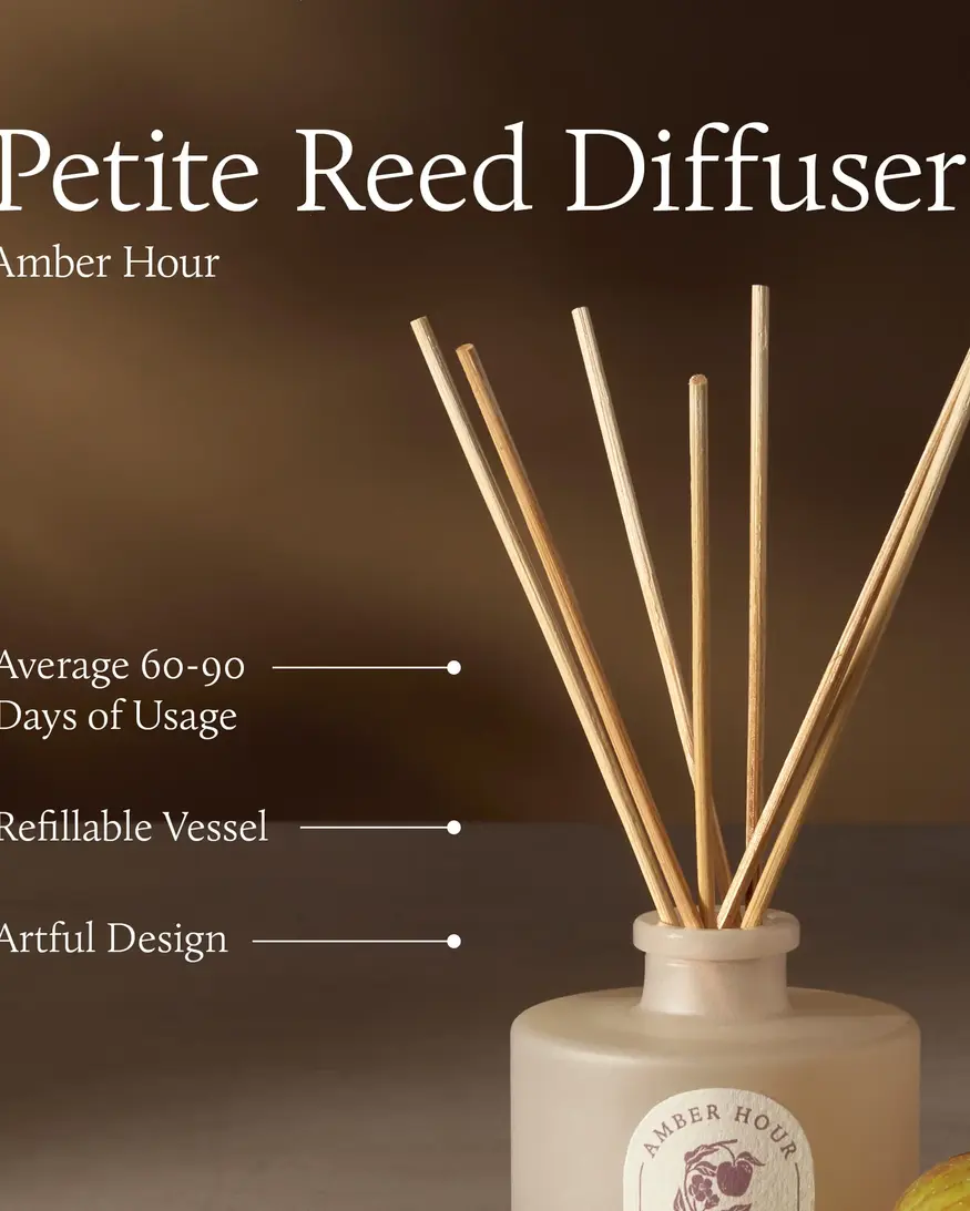 Thymes Amber Hour Petite Diffuser