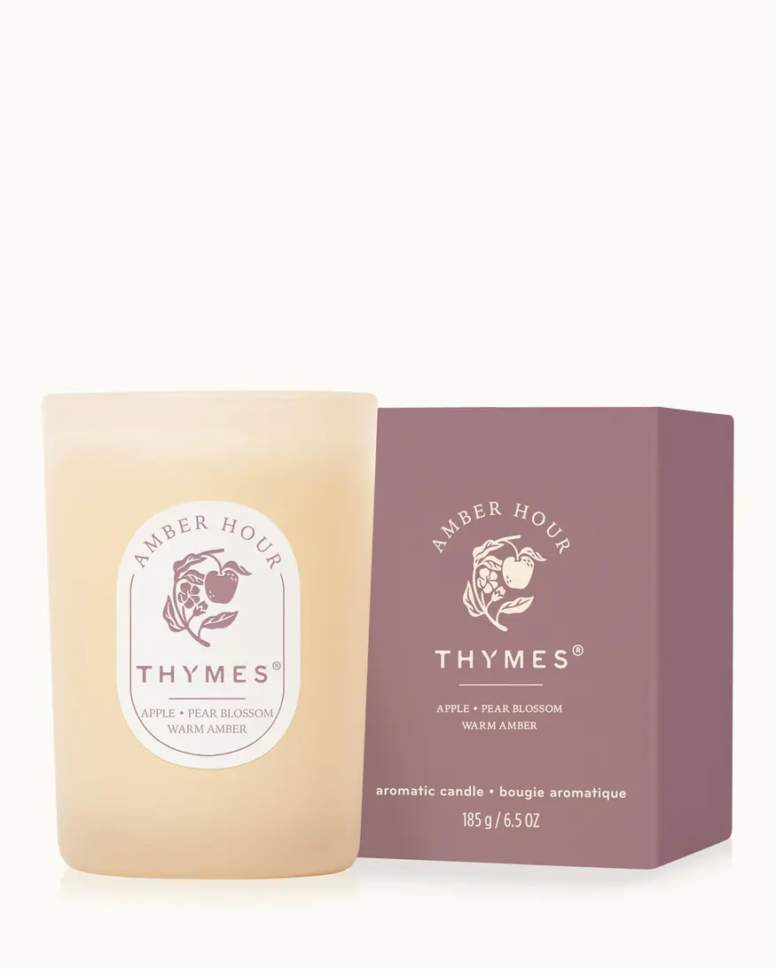 Thymes Amber Hour 6.5 Box Candle