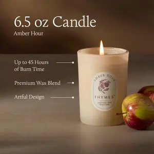 Thymes Amber Hour 6.5 Box Candle
