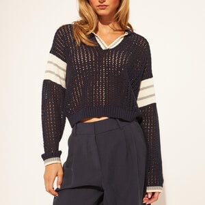 John + Jenn Brooks Polo Knit