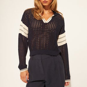 John + Jenn Brooks Polo Knit
