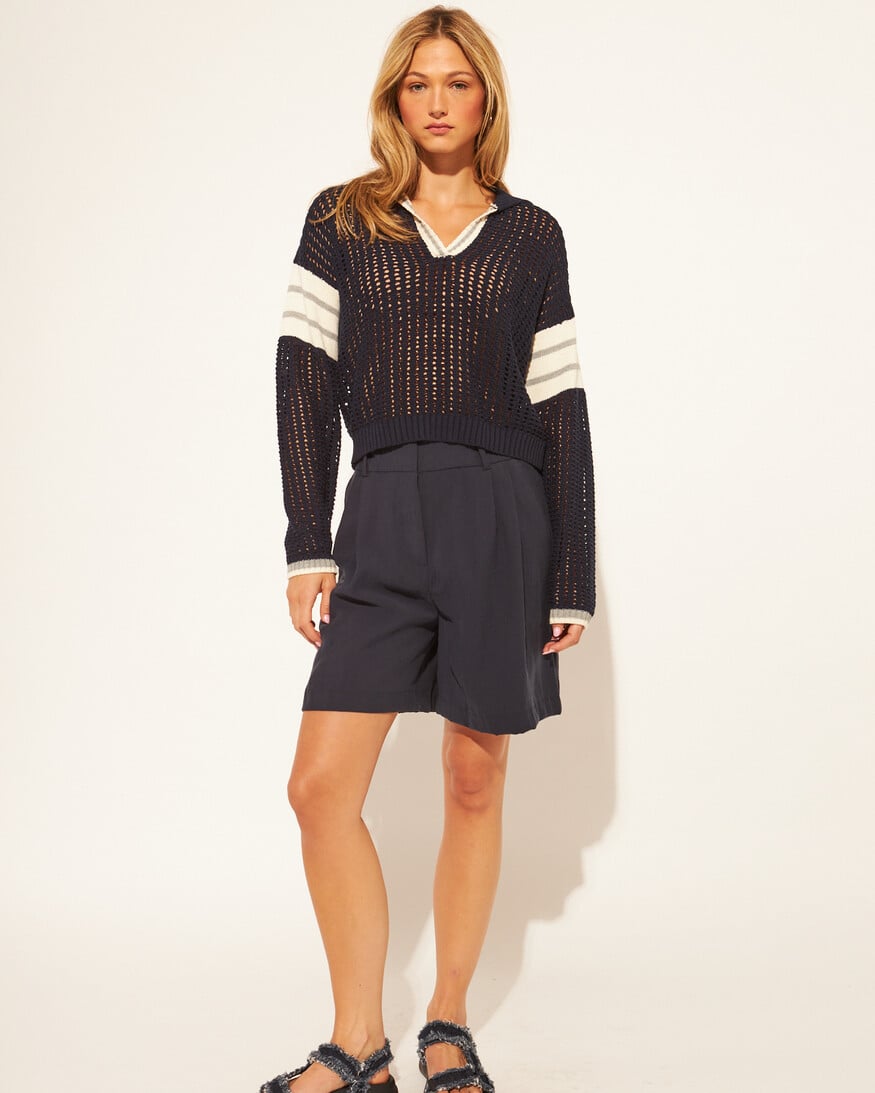 John + Jenn Brooks Polo Knit