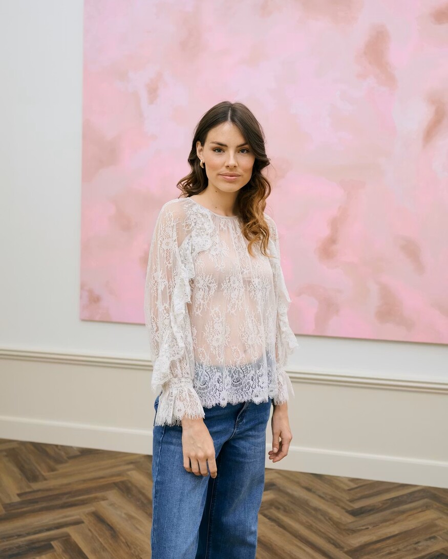 Kaffe Amelie Lace Blouse