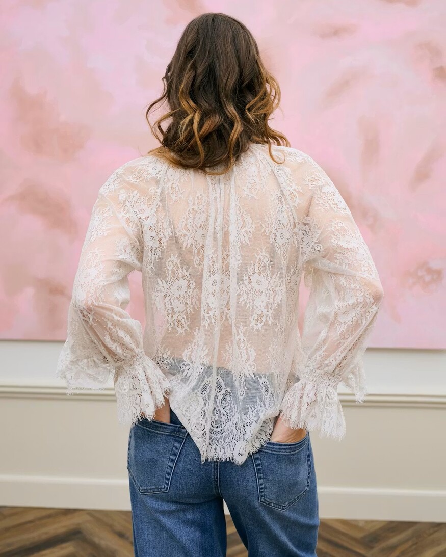 Kaffe Amelie Lace Blouse