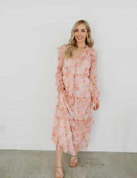 Lucy Paris Felicity Tiered LS Dress