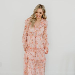 Lucy Paris Felicity Tiered LS Dress