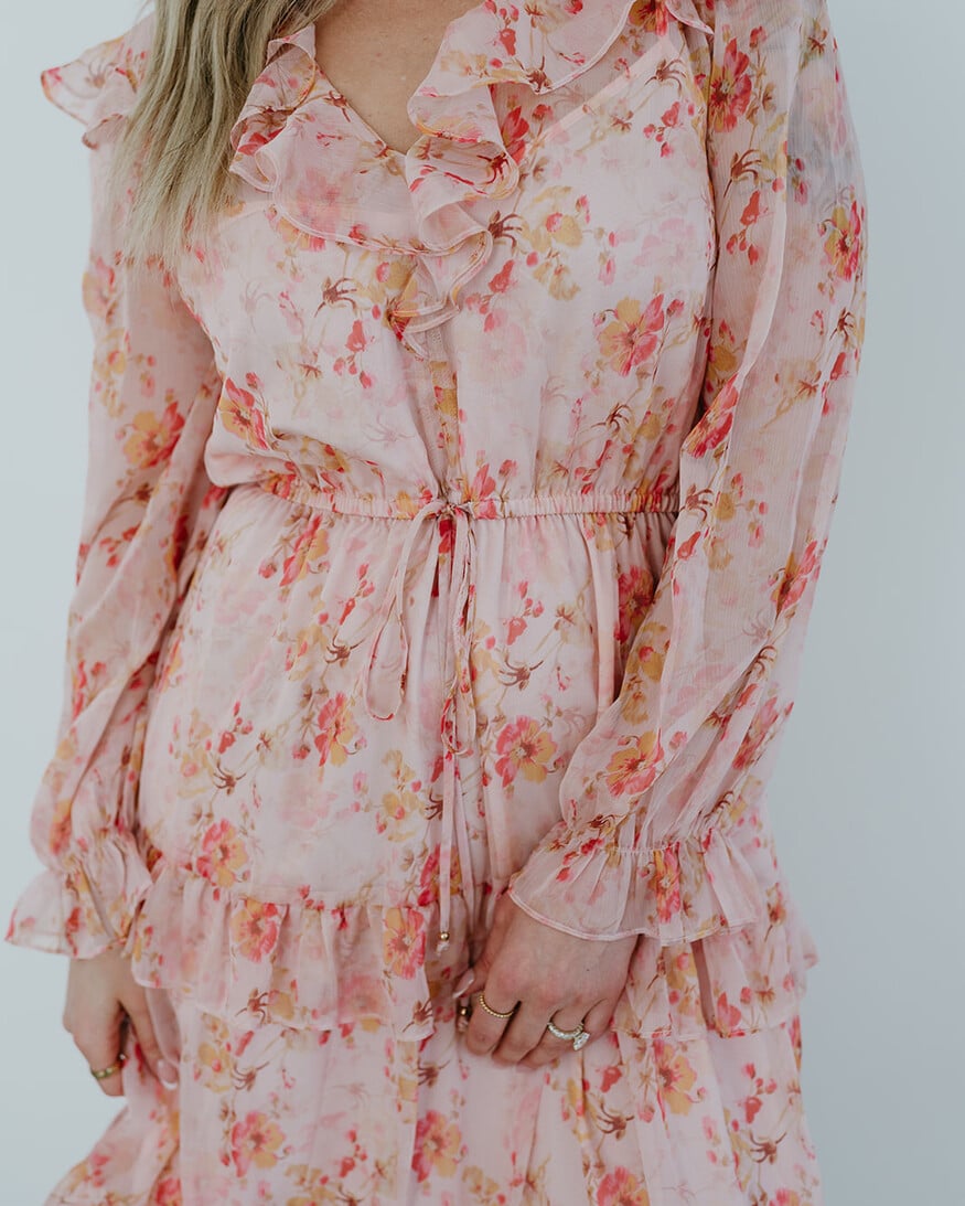 Lucy Paris Felicity Tiered LS Dress