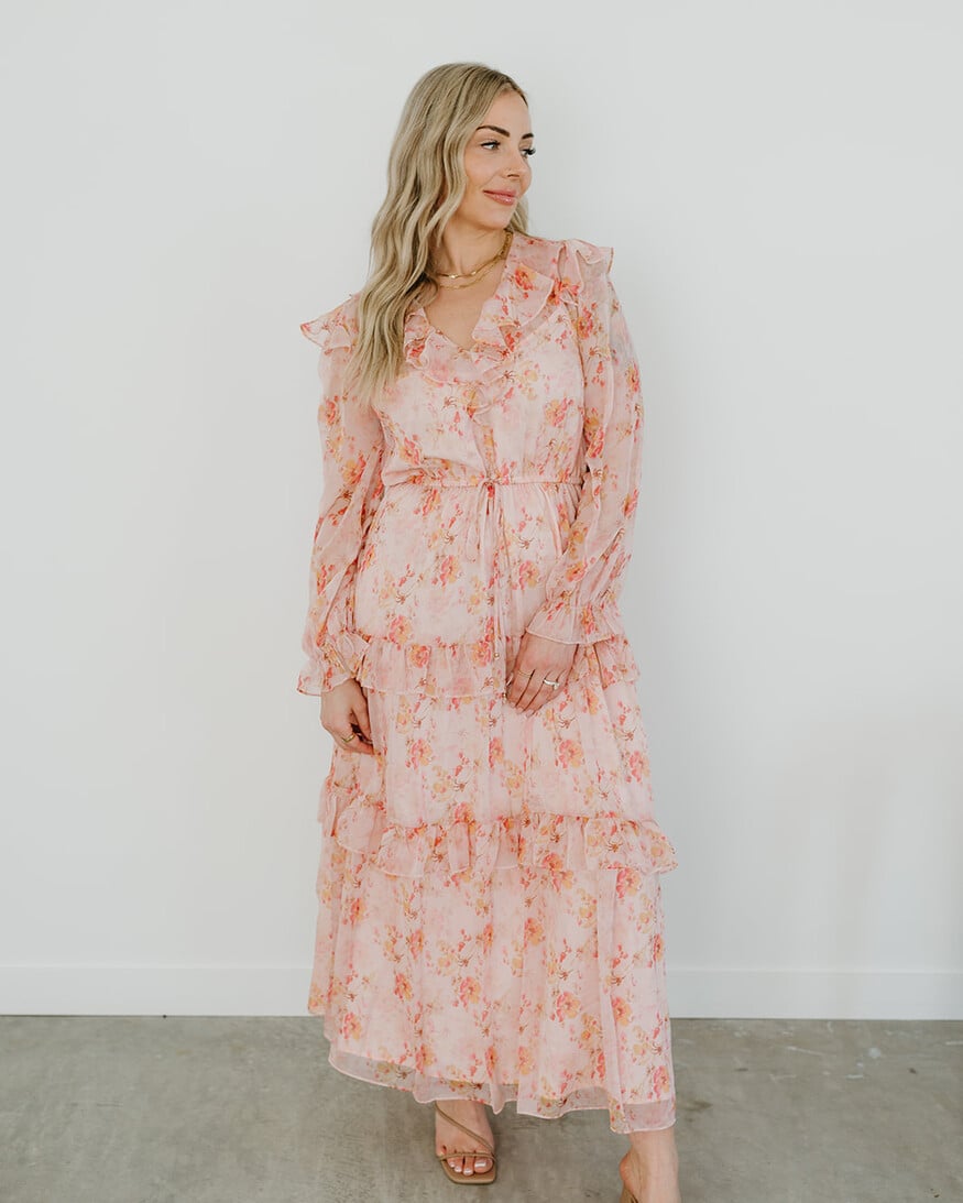 Lucy Paris Felicity Tiered LS Dress