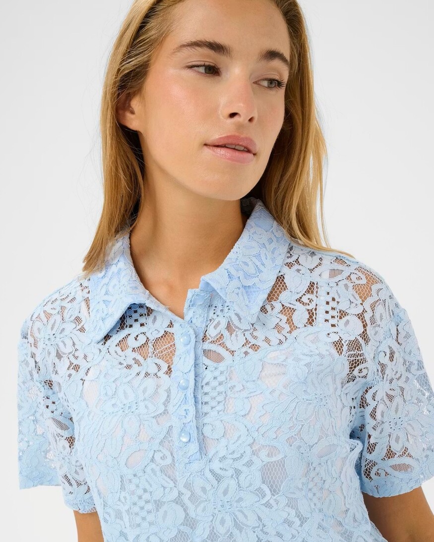 Kaffe Lacy Polo Blouse