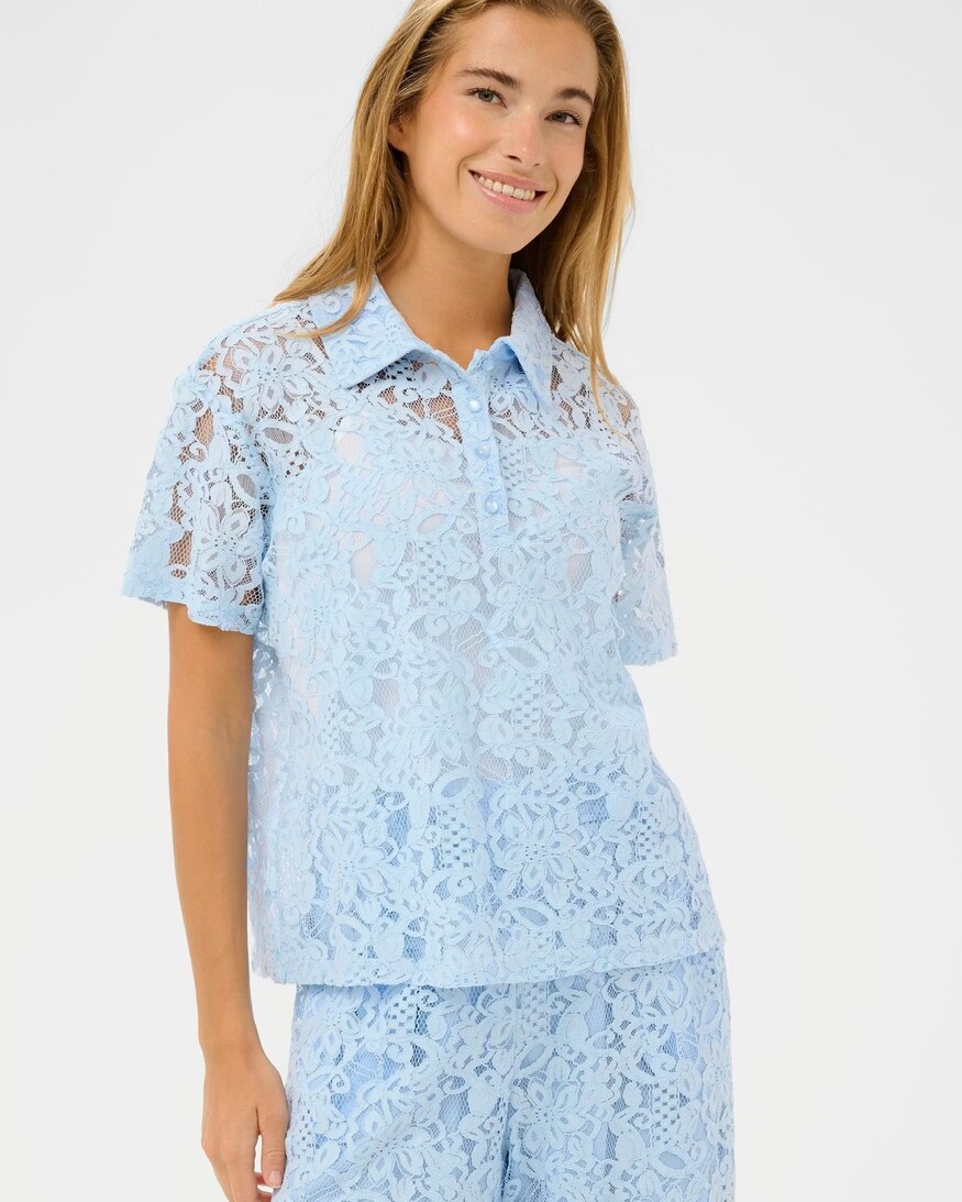 Kaffe Lacy Polo Blouse
