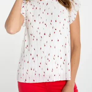 Liverpool Flutter Sleeve Knit Top