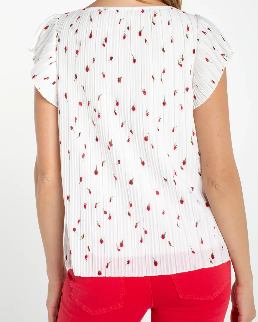 Liverpool Flutter Sleeve Knit Top