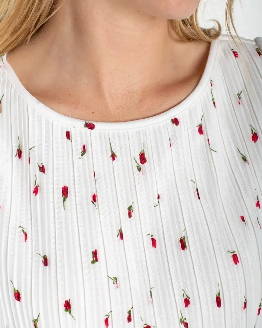 Liverpool Flutter Sleeve Knit Top