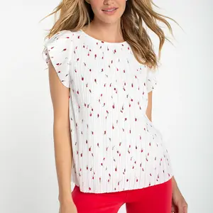 Liverpool Flutter Sleeve Knit Top