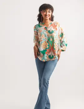 Papillon Sammy Abstract Blouse
