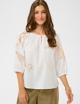 Cream Brianna Blouse