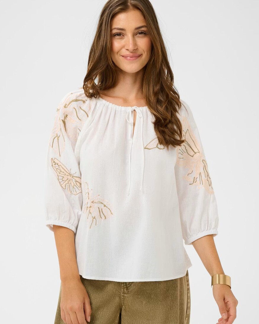 Cream Brianna Blouse