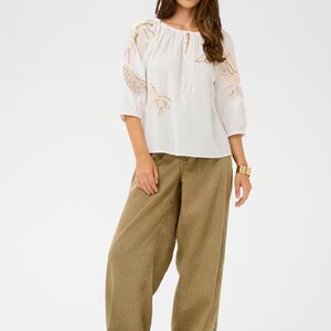 Cream Brianna Blouse