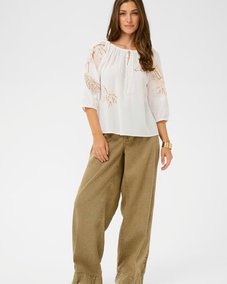 Cream Brianna Blouse