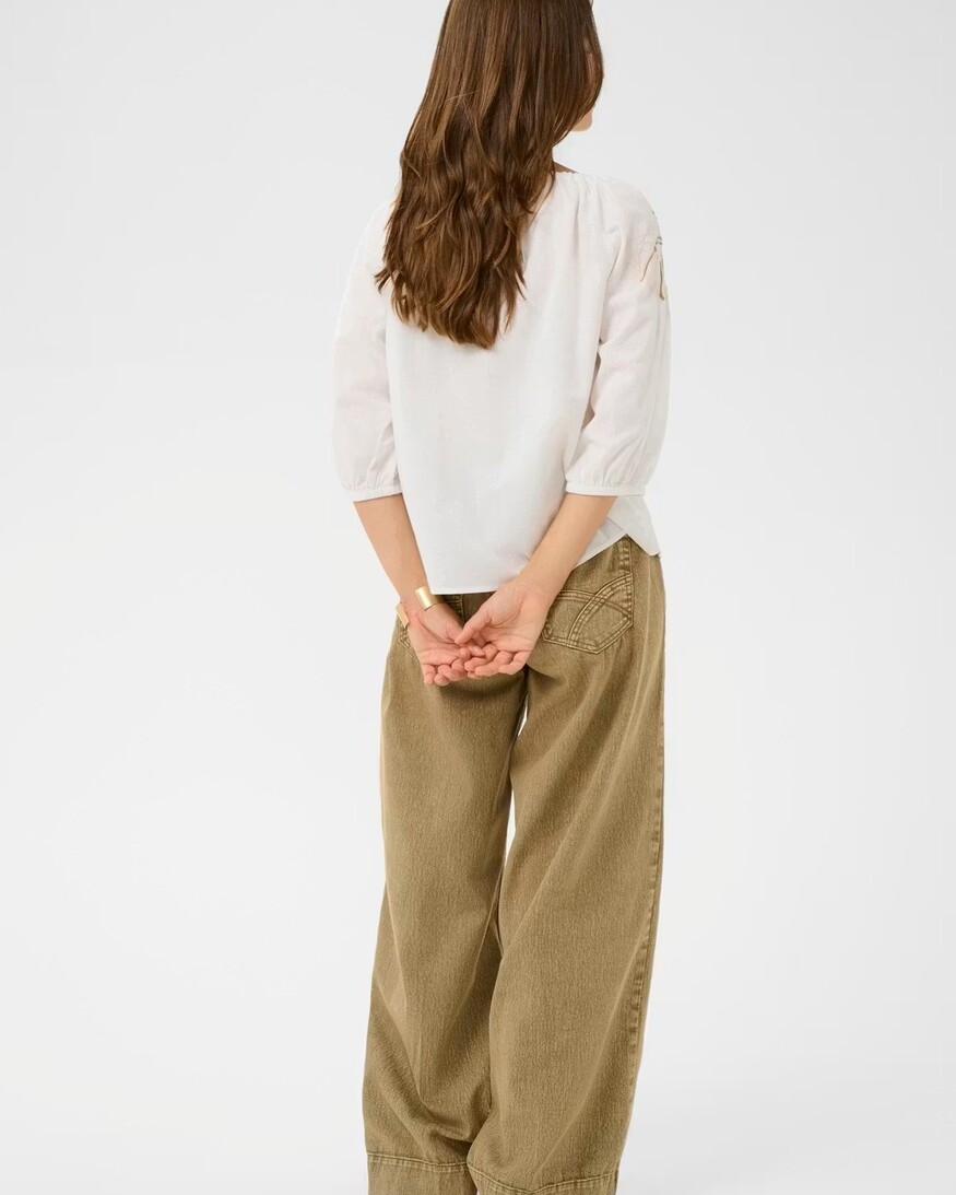 Cream Brianna Blouse