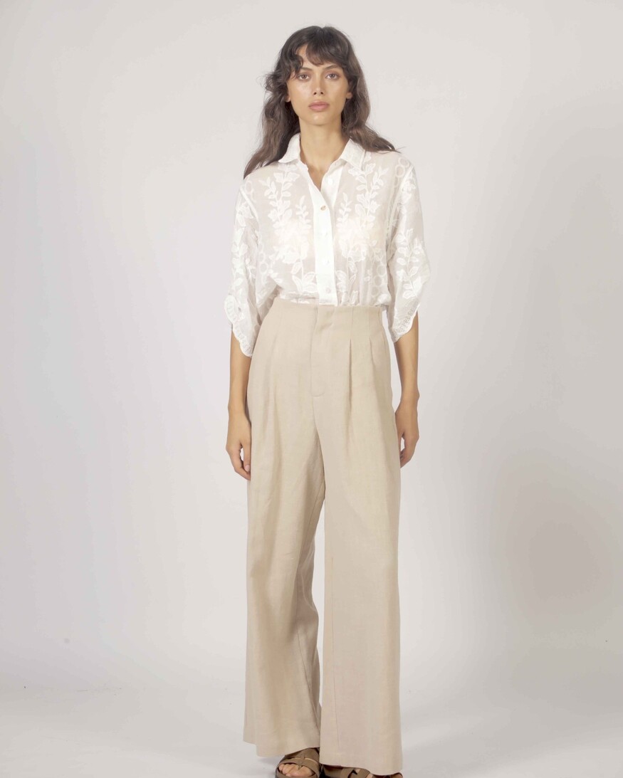 The Korner Khloe Collared Blouse