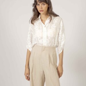 The Korner Khloe Collared Blouse