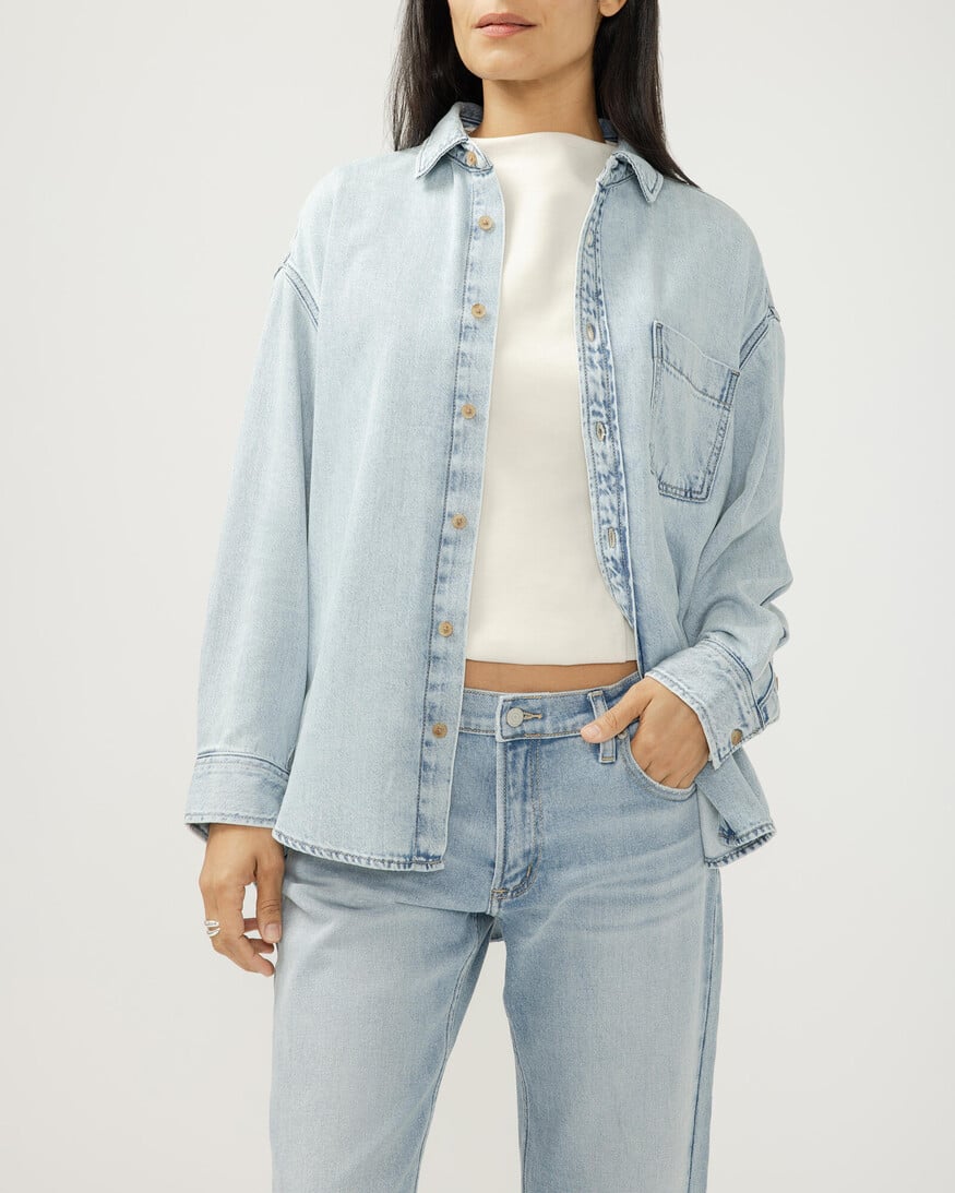 Silver Jeans - For Us Beach Shirt