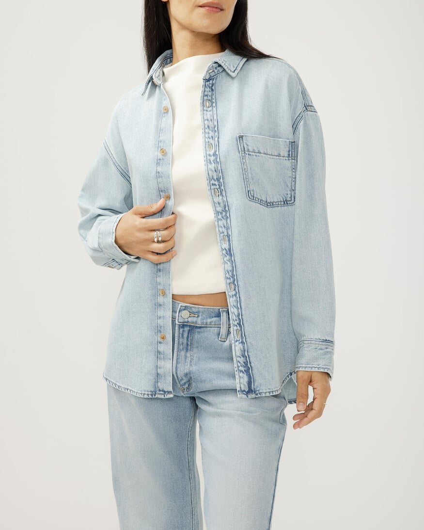 Silver Jeans - For Us Beach Shirt