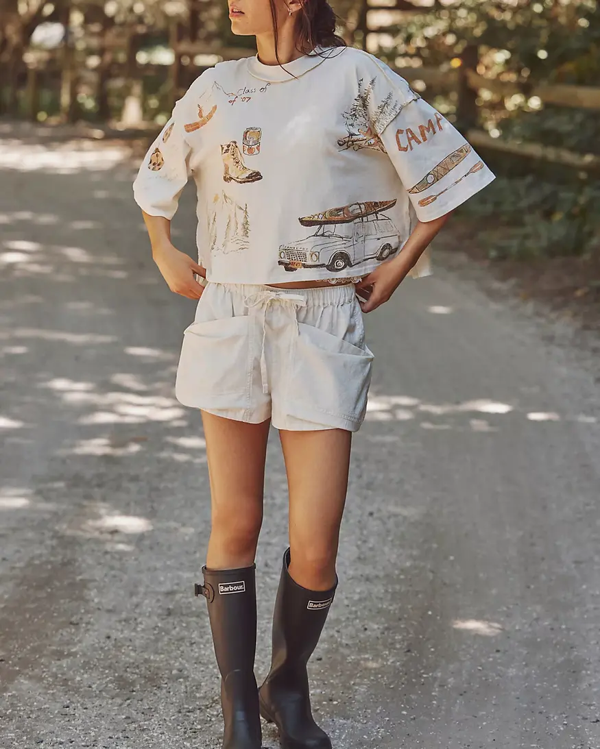 Free People Mountain View Graphic Tee