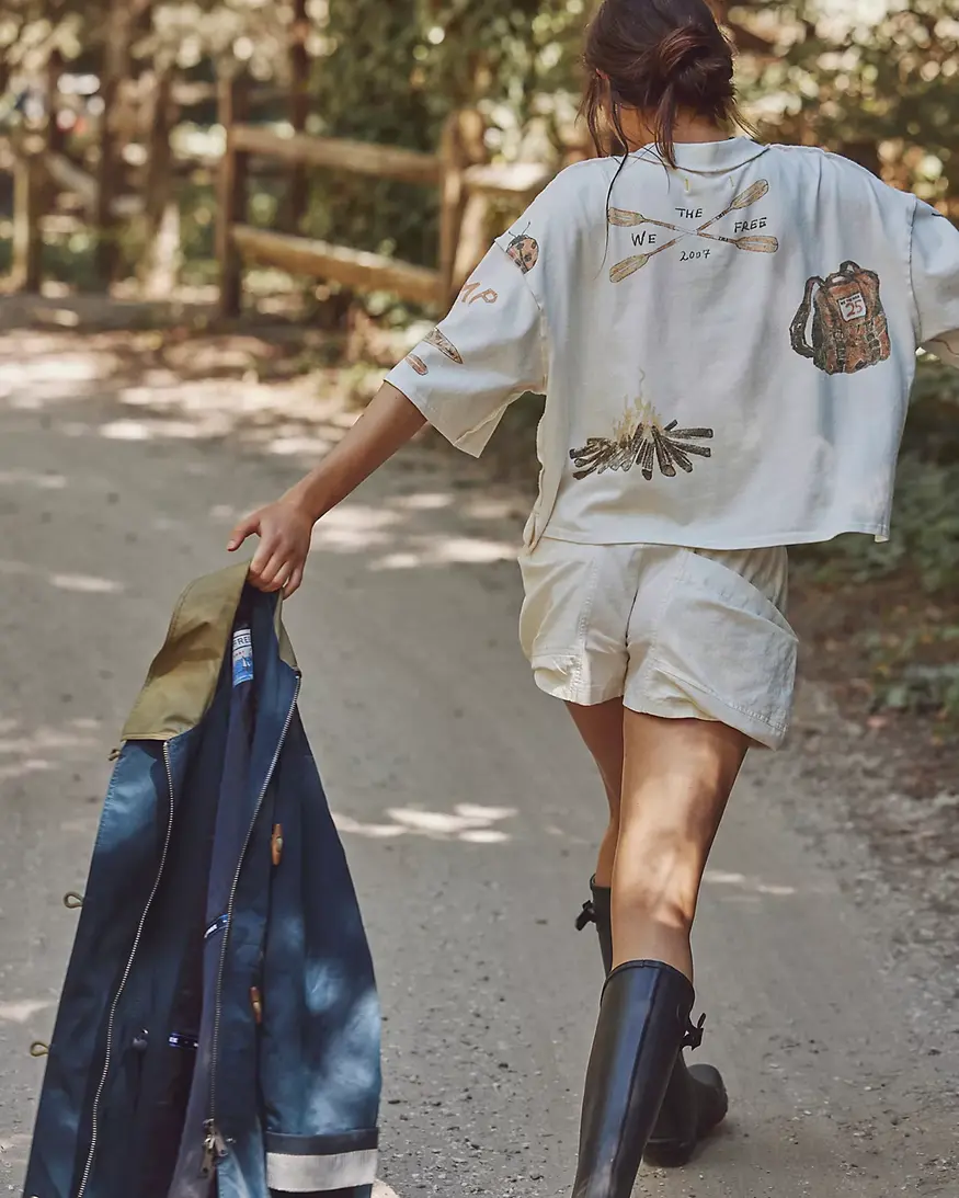 Free People Mountain View Graphic Tee