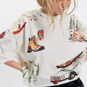 Free People Mountain View Graphic Tee