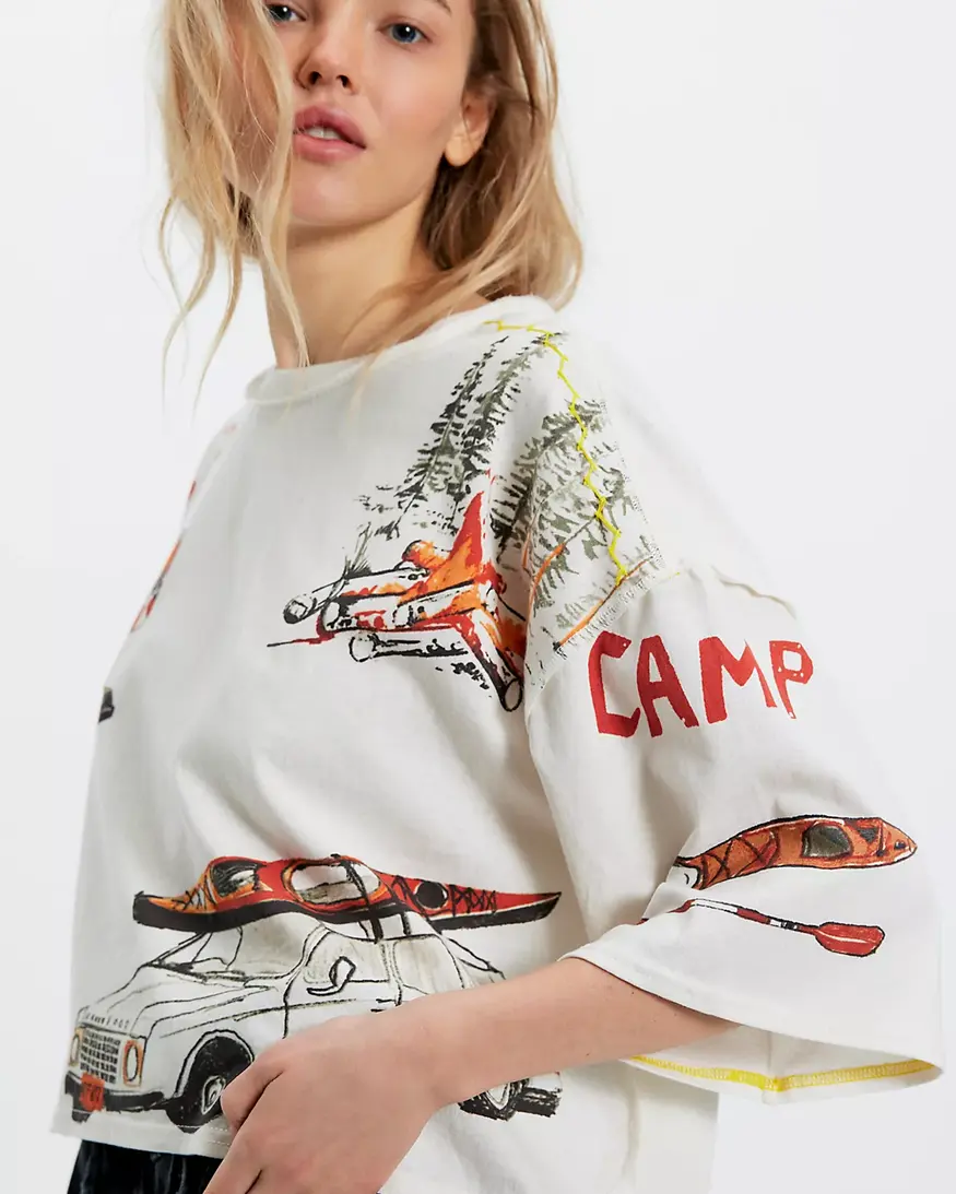 Free People Mountain View Graphic Tee