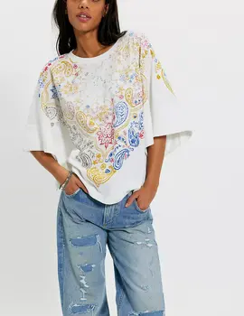 Free People Heirloom Printed Tee