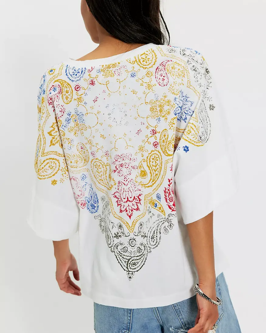 Free People Heirloom Printed Tee
