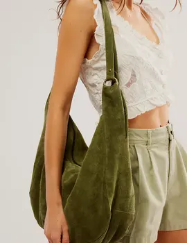 Free People Roma Suede Tote