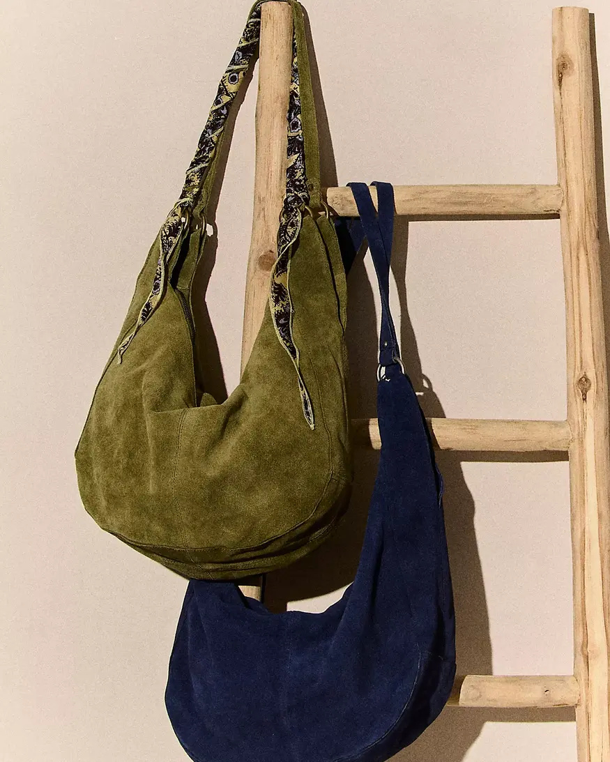 Free People Roma Suede Tote