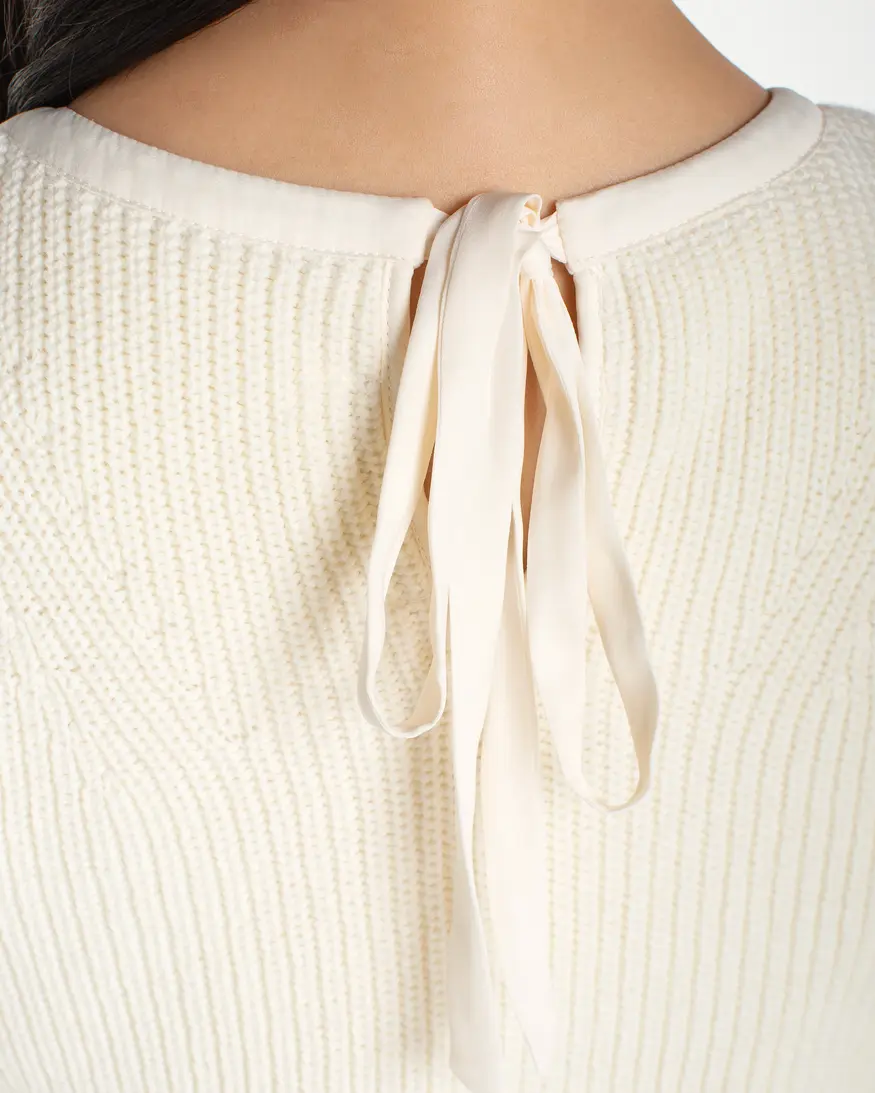 Liverpool Slvlss Sweater Woven Dress