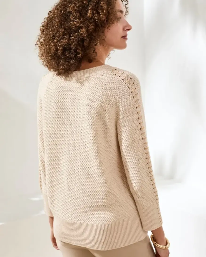 Tribal Lavera Embroidered Knit