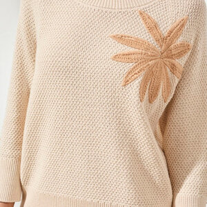 Tribal Lavera Embroidered Knit