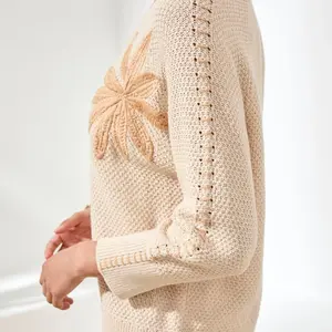 Tribal Lavera Embroidered Knit