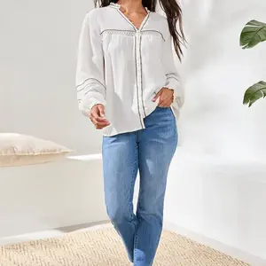 Tribal Lainey Button Front Blouse