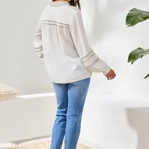 Tribal Lainey Button Front Blouse