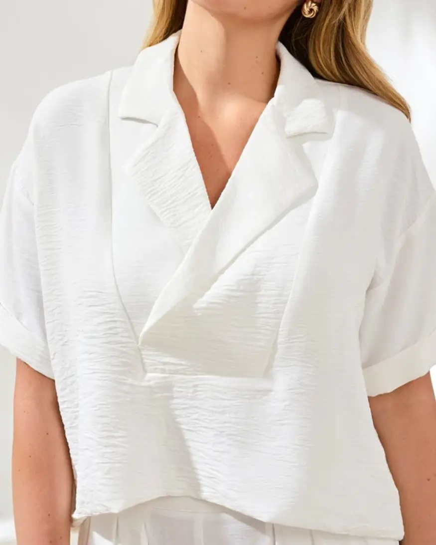 Tribal Lassey Popover SS Shirt