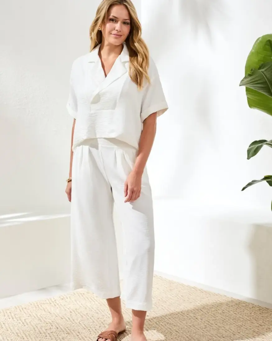 Tribal Lassey Popover SS Shirt