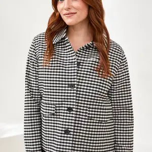 Tribal Lealie Gingham Jacket